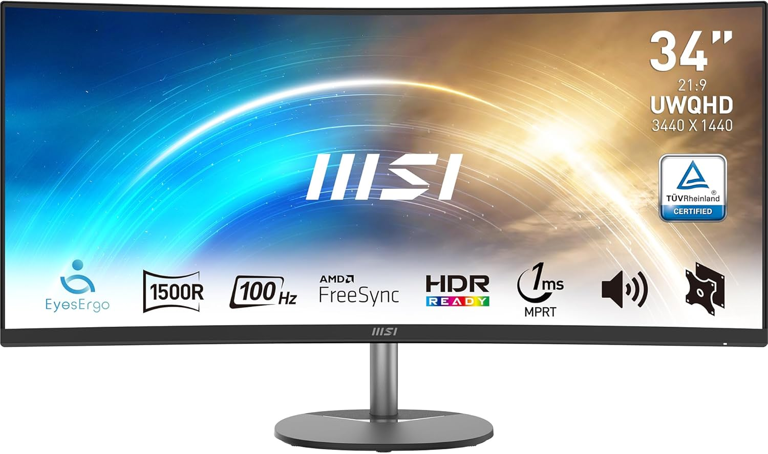 MSI Pro MP341CQ 34” VA UWQHD Curved Monitör