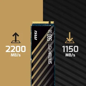 MSI Spatium M371 500GB PCIe NVMe M.2 SSD Disk