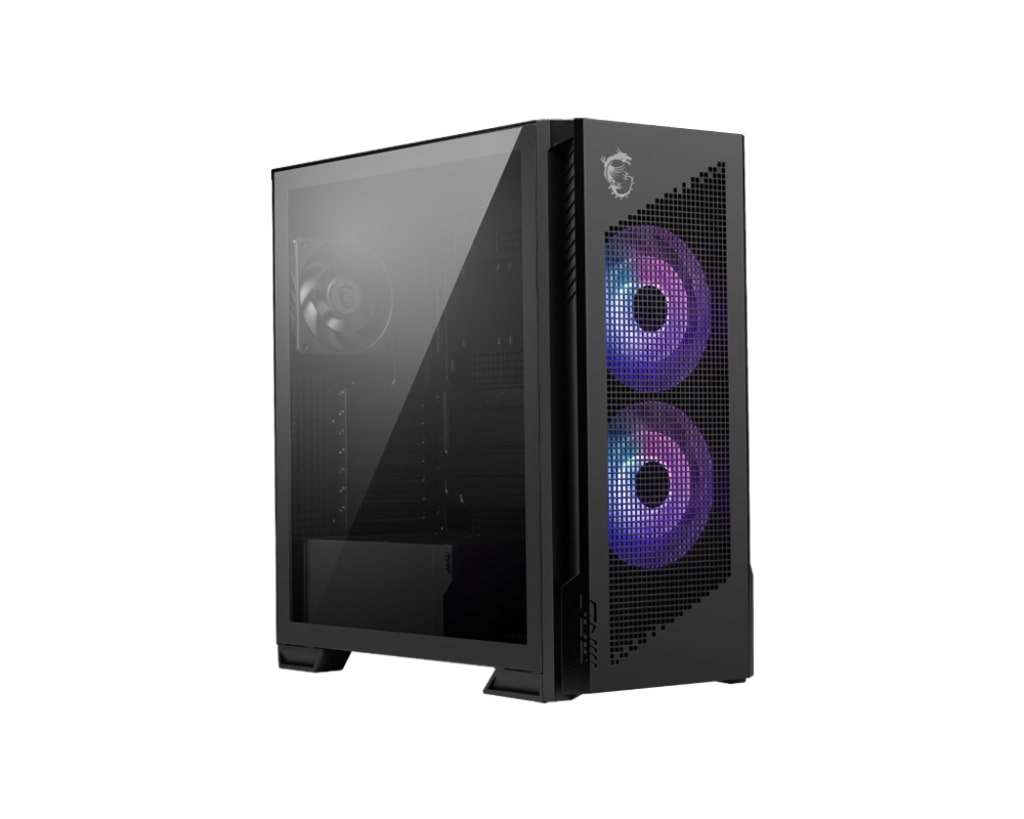 MSI MPG VELOX 300R Airflow PZ Black 3x ARGB Fan USB 3.2 ATX Tower Gaming (Oyuncu) Kasa