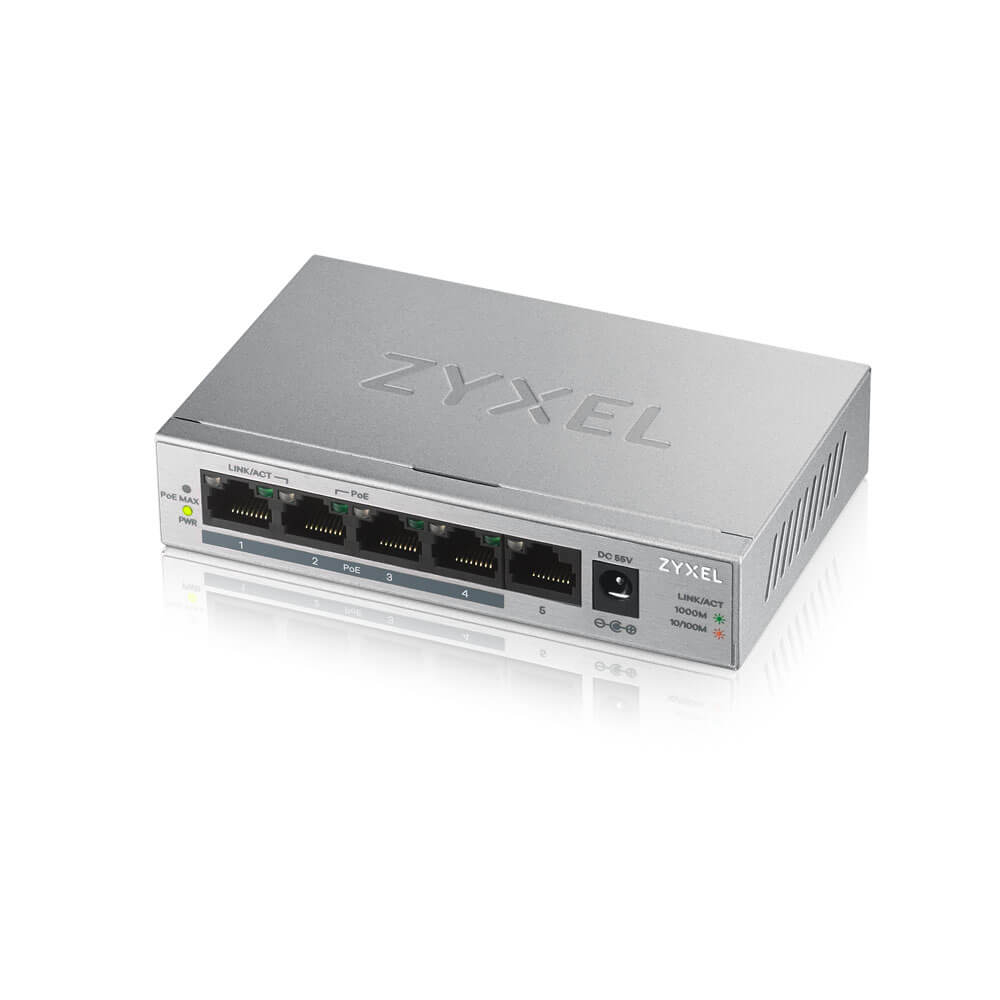 Zyxel GS1005HP Yönetilemez Gigabit PoE Switch