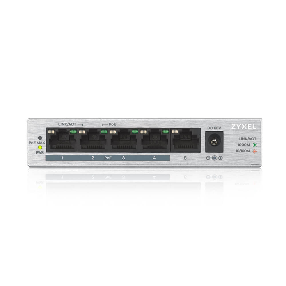 Zyxel GS1005HP Yönetilemez Gigabit PoE Switch