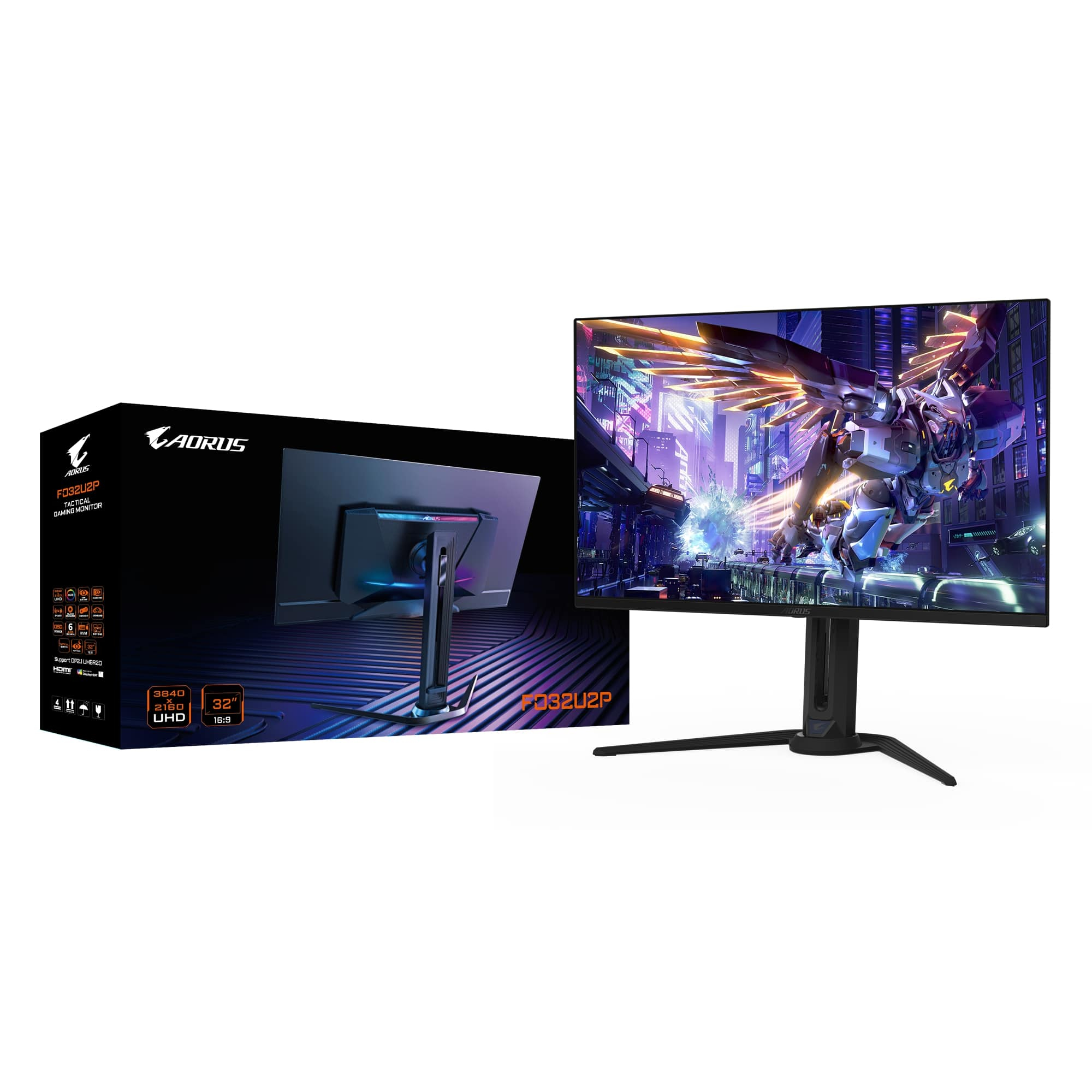 Gigabyte Aorus FO32U2P 31.5″ 0.03ms GTG 240 Hz OLED Gaming (Oyuncu) Monitör