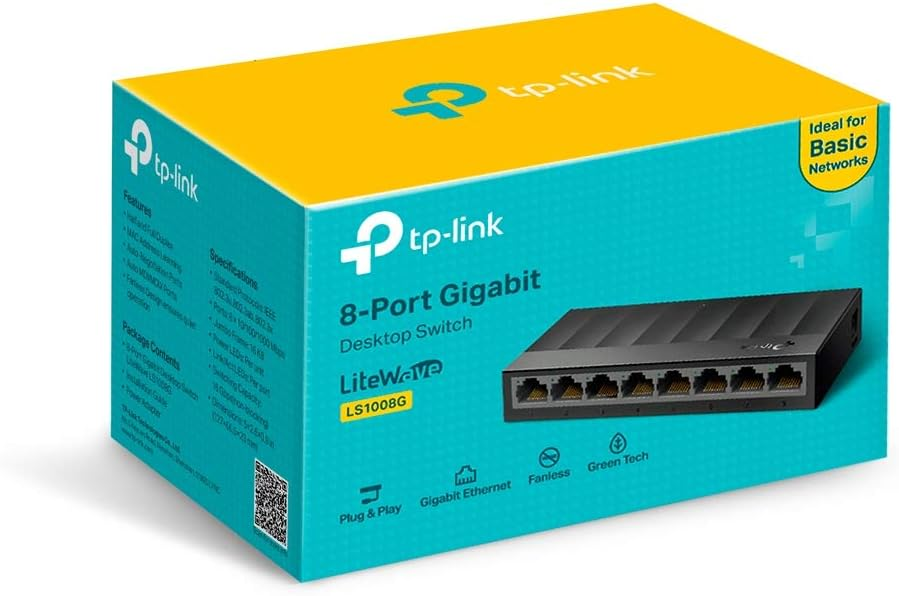 Tp-Link LS1008G 8 Port 10/100/1000 Mbps Yönetilemez Switch