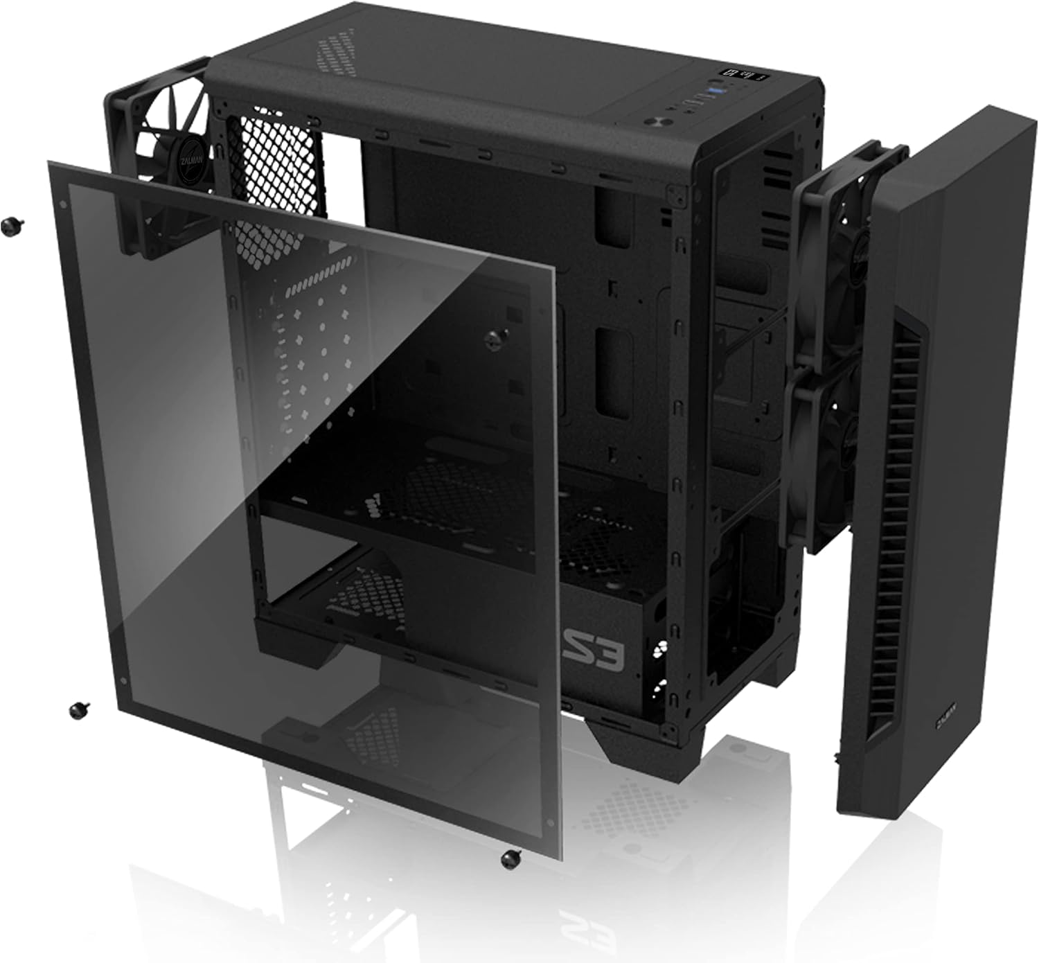 Zalman S3 TG ATX Mid-Tower Gaming Kasa