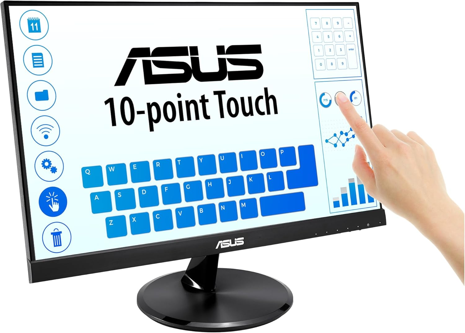 ASUS VT229H 21.5″ 5ms 60Hz HDMI VGA IPS IPS Full HD Dokunmatik Monitör