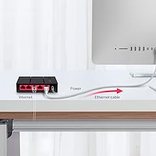 Mercusys MS105G 5 Port 10/100/1000 Mbps Yönetilemez Switch
