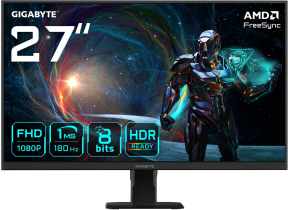 Gigabyte 27″ GS27FA 1ms 180Hz HDMI FreeSync Full HD Gaming Monitör