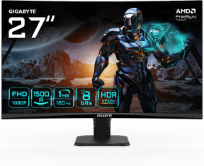 Gigabyte GS27FC 27″ 180Hz 1ms VA Curved Adaptive-Sync Full HD Gaming (Oyuncu) Monitör