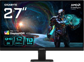 Gigabyte 27″ GS27QXA 1ms 240Hz HDMI,DisplayPort IPS 2K Gaming Monitör