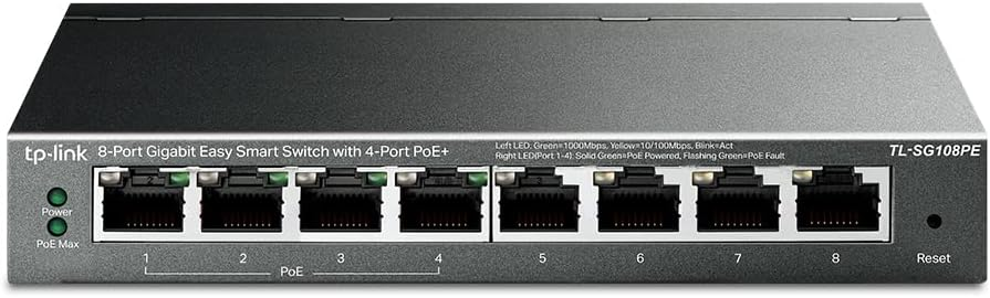 TP-Link TL-SG108PE Smart Switch