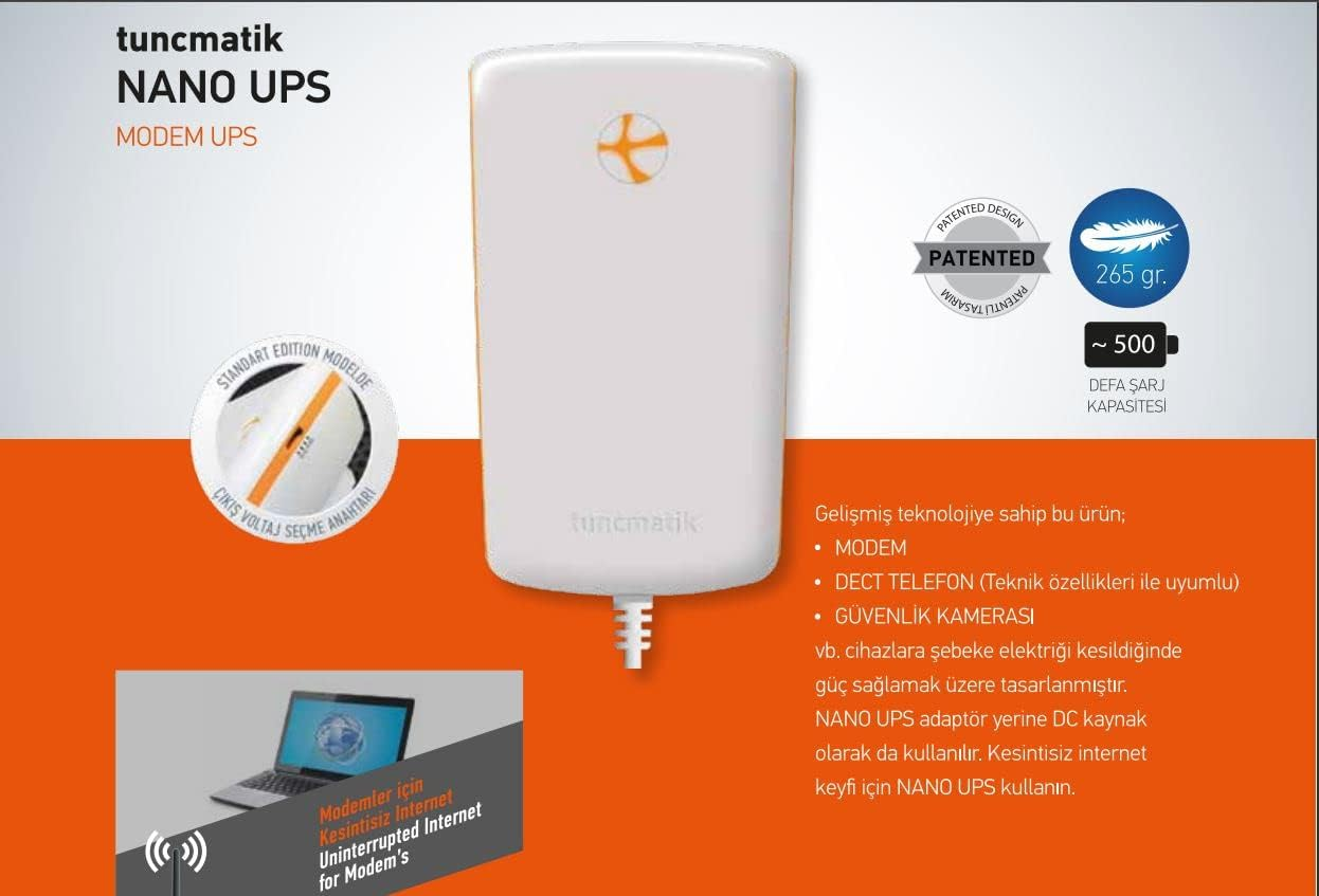  Tunçmatik TSK5264 Nano UPS Telekom Edition Modem UPS