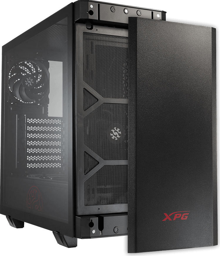 XPG INVADER-BKCWW USB 3.0 Temperli Cam ATX Mid-Tower Gaming Kasa