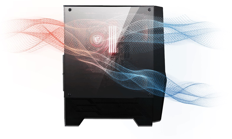 MSI MAG Forge 100M ATX Mid-Tower Gaming Kasa