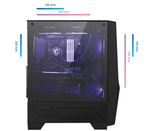 MSI MAG Forge 100M ATX Mid-Tower Gaming Kasa