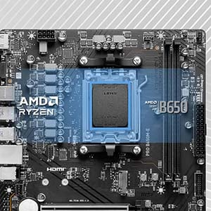 MSI PRO B650M-E DDR5 AMD B650 AM5 Soket DDR5 6800+(OC)MHz mATX Anakart