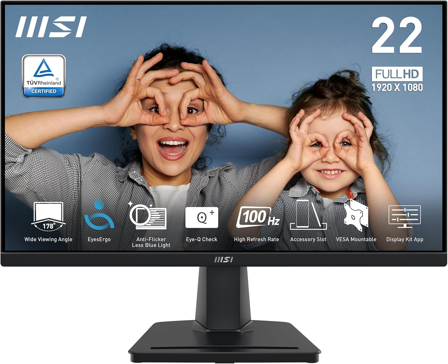 MSI Pro MP225V 21.5″ 1ms 100Hz Anti-Glare VA Full HD FreeSync Monitör