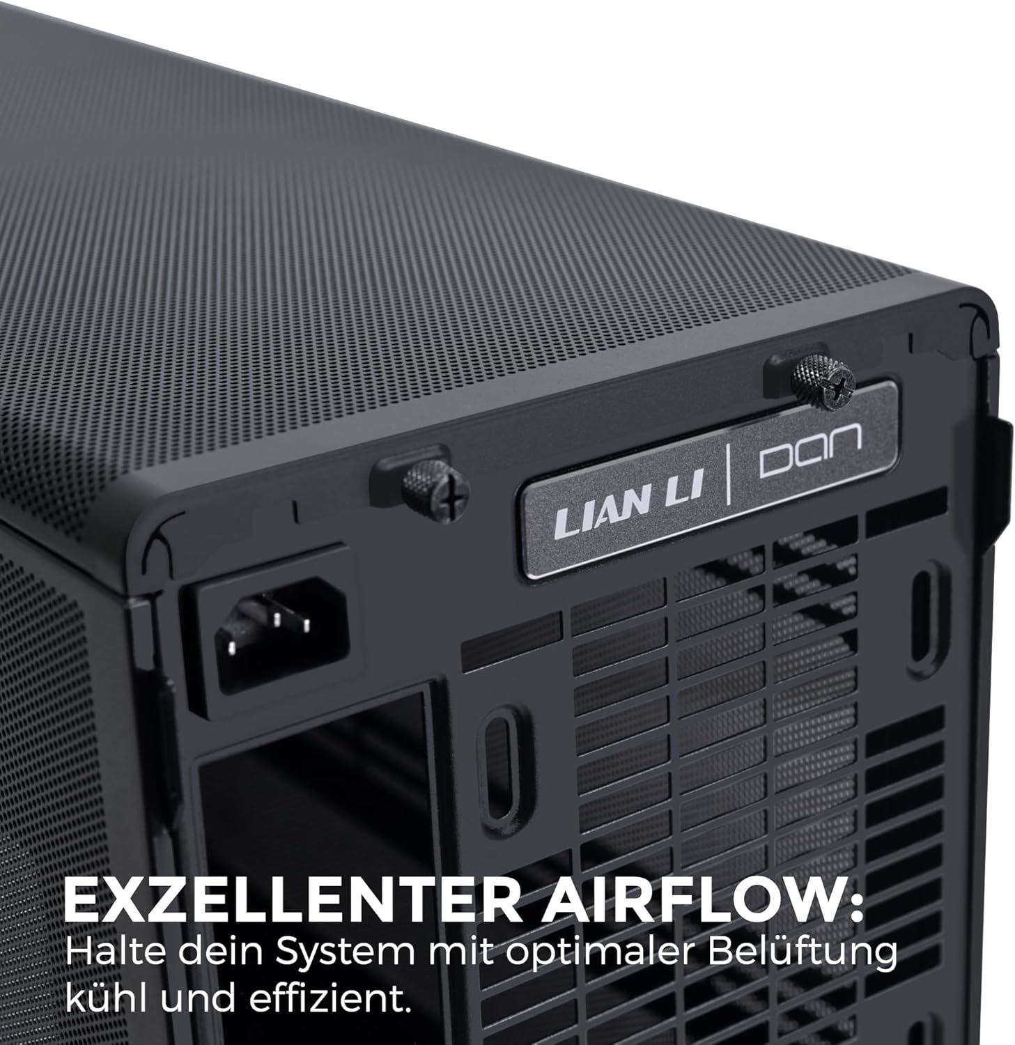 Lian Li Dan Case A3 Siyah Ahşap Cam M-ATX Mini-Tower Kasa (G99.A3X-WDG.00)