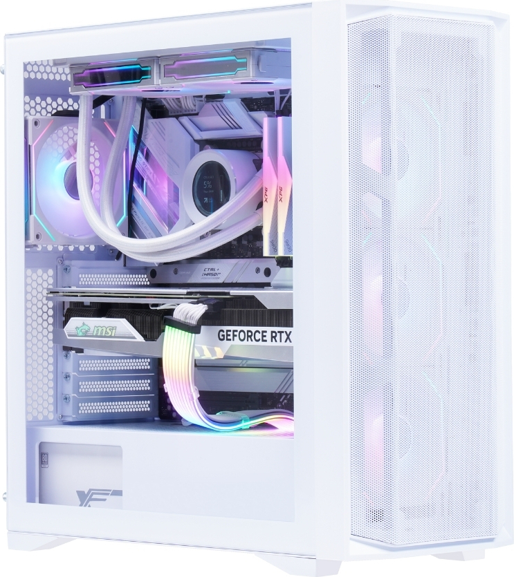 Frisby CX-501 750W 80+ Bronze 4xARGB FAN Mid Tower Beyaz Mesh Gaming Kasa