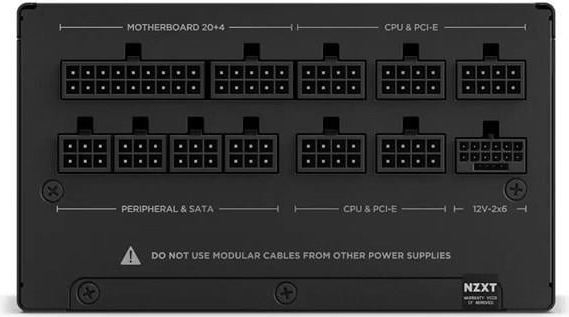 NZXT C1200 PA-2G2BB-EU 1200W 80+ Gold Full Modüler Power Supply (2024)