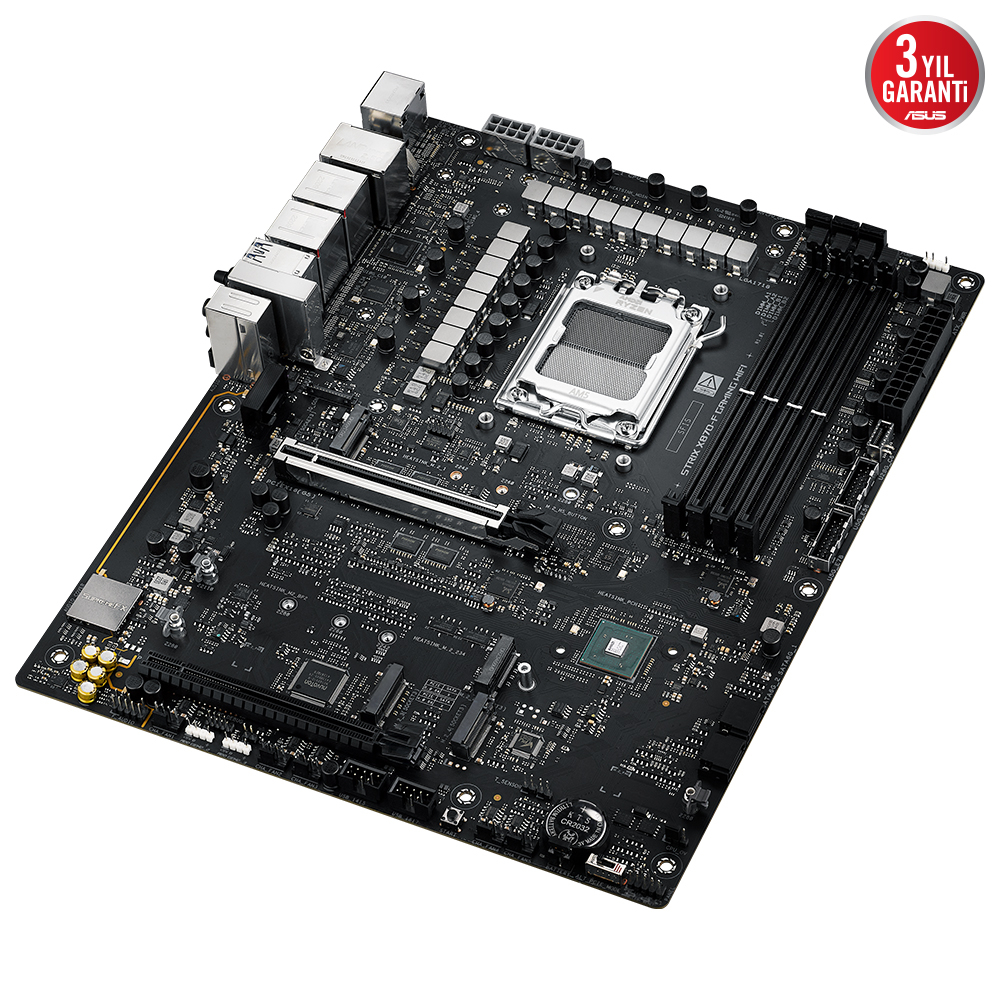 ASUS ROG STRIX X870-F GAMING WIFI AMD X870 Soket AM5 DDR5 8000+(OC)MHz ATX Gaming Anakart