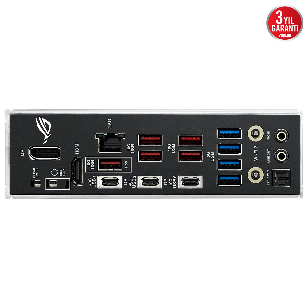 ASUS ROG STRIX X870-F GAMING WIFI AMD X870 Soket AM5 DDR5 8000+(OC)MHz ATX Gaming Anakart