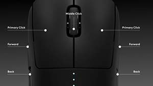 Logitech Pro 2 Lightspeed Hero 2 Kablosuz Siyah Gaming (Oyuncu) Mouse - 910-007296