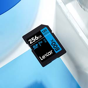 Lexar 256GB LSD0800P256G-BNNNG SD Professional 800X SDXC UHS-I 150/45MB/s SD Hafıza Kartı