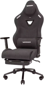 Zio Warrior Aragorn 1598B1110 Kumaş Jet Black Oyuncu Koltuğu - Ayak Uzatmalı