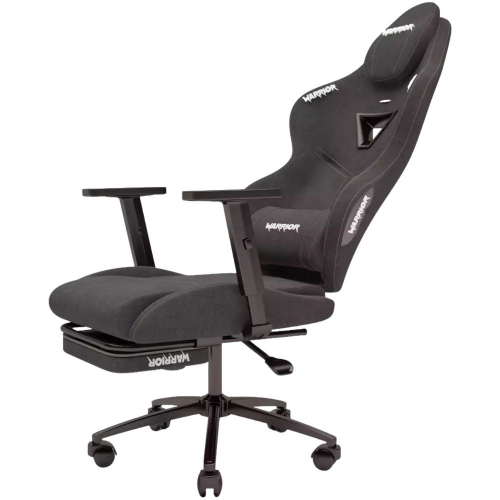 Zio Warrior Aragorn 1598B1110 Kumaş Jet Black Oyuncu Koltuğu - Ayak Uzatmalı