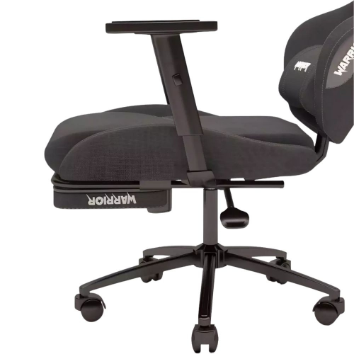 Zio Warrior Aragorn 1598B1110 Kumaş Jet Black Oyuncu Koltuğu - Ayak Uzatmalı