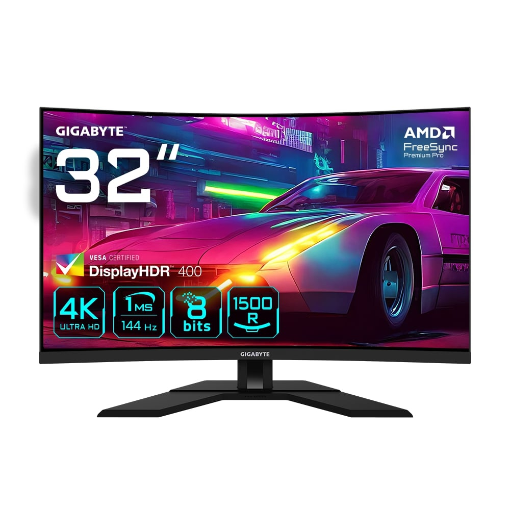 Gigabyte M32UC 31,5″ 1ms 144Hz Freesync Premium Pro Curved KVM HDR400 SS VA UHD Gaming (Oyuncu) Monitör