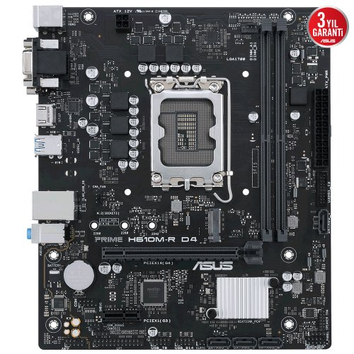 ASUS Prime H610M-R D4-SI Gaming Anakart