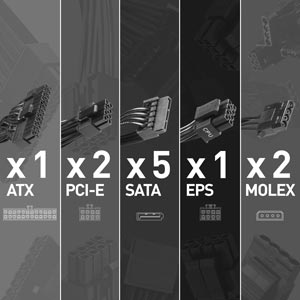 MSI MAG A600DN 600W Power Supply