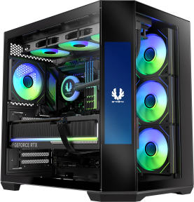 Bitfenix Digital T10 Black 850W 8.8″ Ekran 80+ Bronze KT10EFBBK850-4A 4x120mm ARGB Fan ATX Temperli Cam Siyah Gaming (Oyuncu) Kasa