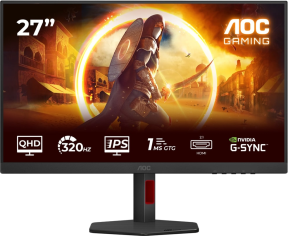 AOC Q27G4SRU 27″ 320Hz 1ms QHD Fast IPS Gaming Monitör
