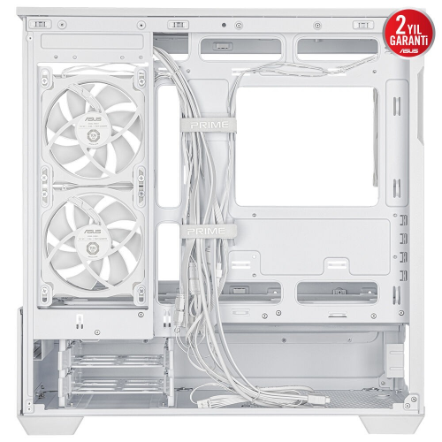 ASUS Prime AP202 TG Temperli Cam Micro ATX Beyaz Bilgisayar Kasası