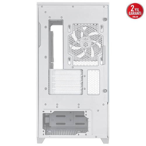 ASUS Prime AP202 TG Temperli Cam Micro ATX Beyaz Bilgisayar Kasası