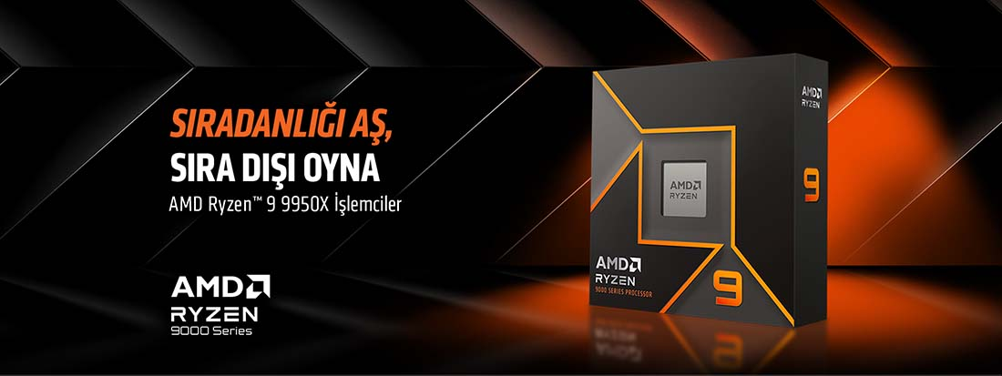 AMD Ryzen 9 9950X 4.30GHz 16 Çekirdek 64MB Önbellek Soket AM5 Tray İşlemci