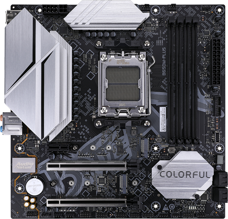 COLORFUL BATTLE-AX B650M-PLUS V14 DDR5 7600MHz mATX AM5 Gaming (Oyuncu) Anakart