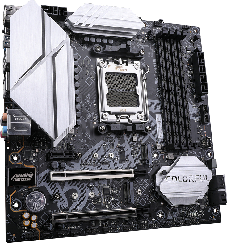 COLORFUL BATTLE-AX B650M-PLUS V14 DDR5 7600MHz mATX AM5 Gaming (Oyuncu) Anakart