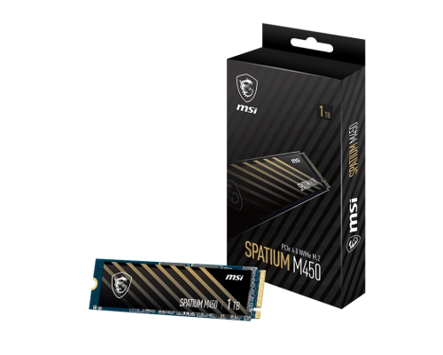 MSI Spatium M450 1TB V1 3400/2400MB/s PCIe Gen 4.0 NVMe M.2 SSD Disk
