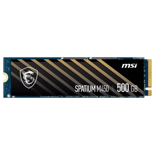MSI Spatium M450 500GB 3600/2300MB/s PCIe Gen 4.0 NVMe M.2 SSD Disk (BULK)