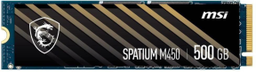 MSI Spatium M450 500GB 3600/2300MB/s PCIe Gen 4.0 NVMe M.2 SSD Disk (BULK)