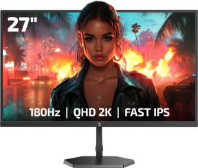 GamePower Kaze Q80 27″ Flat Fast IPS 180Hz 0.5Ms QHD 2K Gaming Monitör (Sıfır Ölü Piksel Garantili)