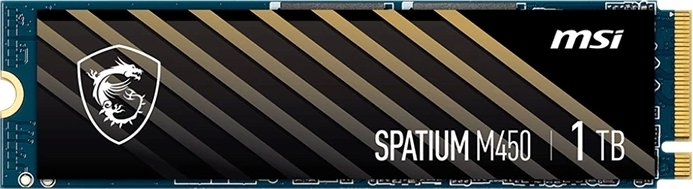 MSI Spatium M450 1TB V1 3400/2400MB/s PCIe Gen 4.0 NVMe M.2 SSD Disk