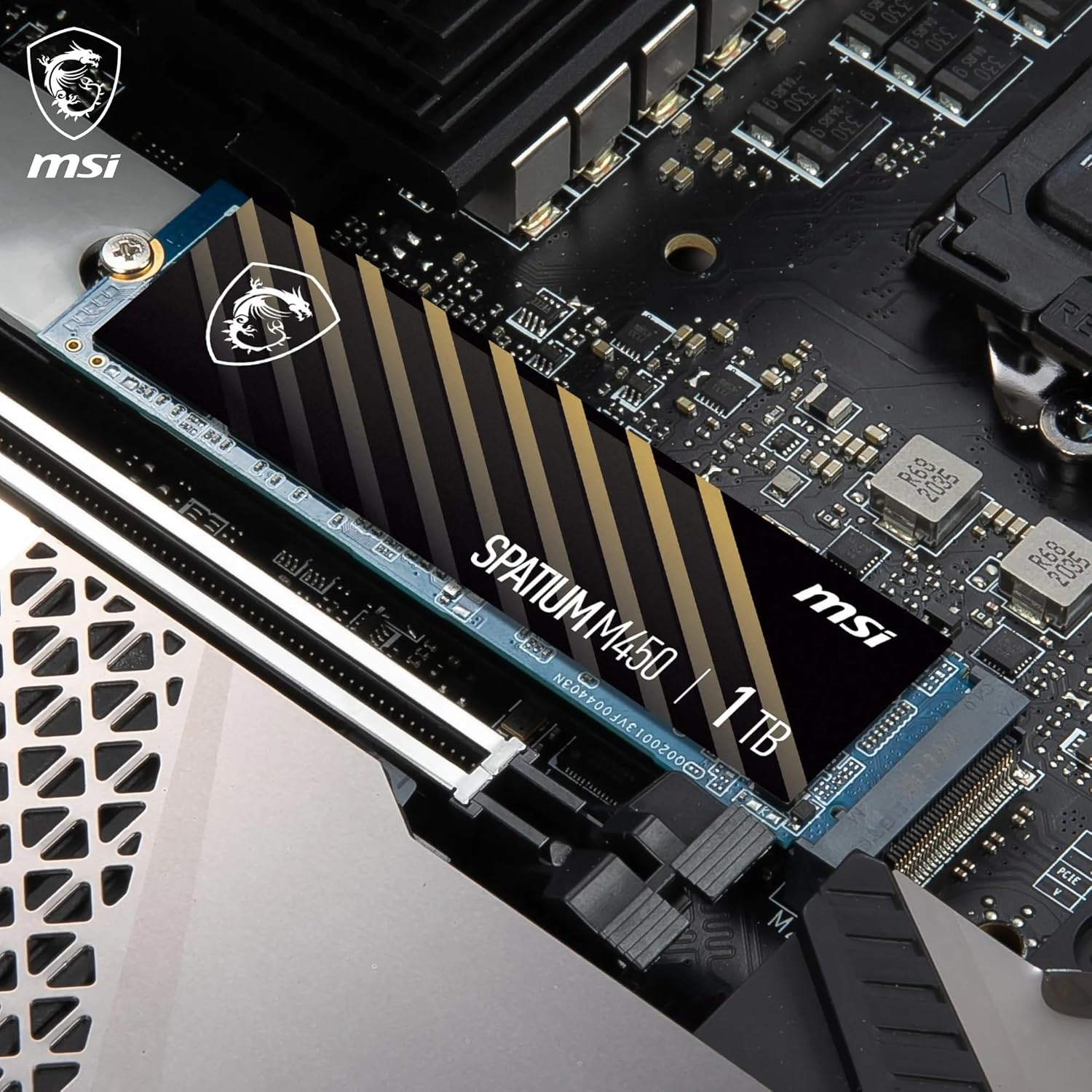 MSI Spatium M450 1TB V1 3400/2400MB/s PCIe Gen 4.0 NVMe M.2 SSD Disk