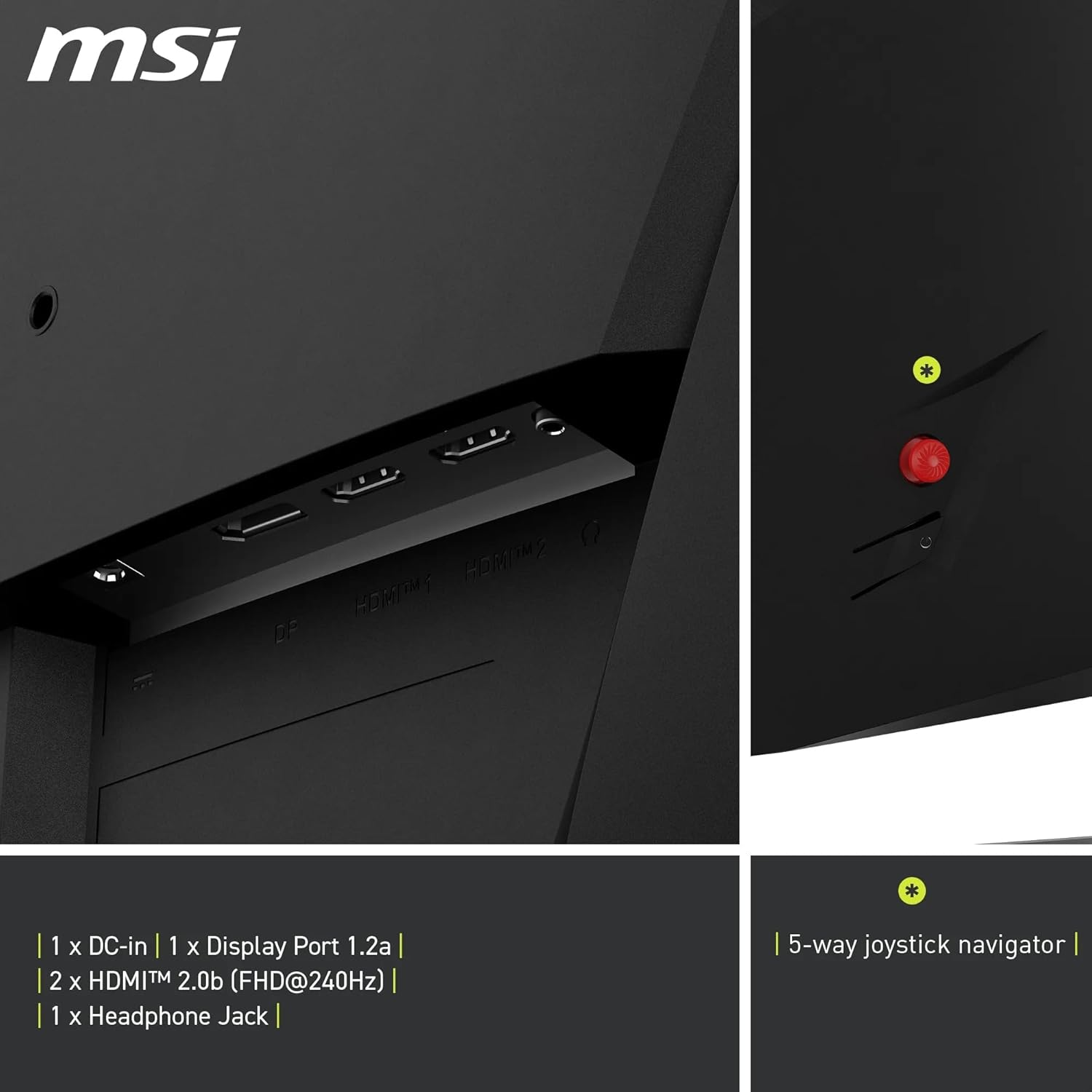 MSI MAG 274CXF 27″ 280Hz 0.5ms AdaptiveSync FHD Gaming (Oyuncu) Monitör