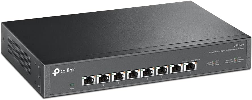 TP-Link TL-SX1008 8 Port 10G Multi Gigabit Yönetilemez Switch