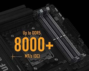 ASUS TUF GAMING B850-PLUS WIFI AMD B850 Soket AM5 DDR5 8000+(OC)MHz ATX Gaming Anakart