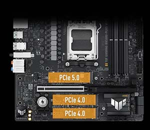 ASUS TUF GAMING B850-PLUS WIFI AMD B850 Soket AM5 DDR5 8000+(OC)MHz ATX Gaming Anakart